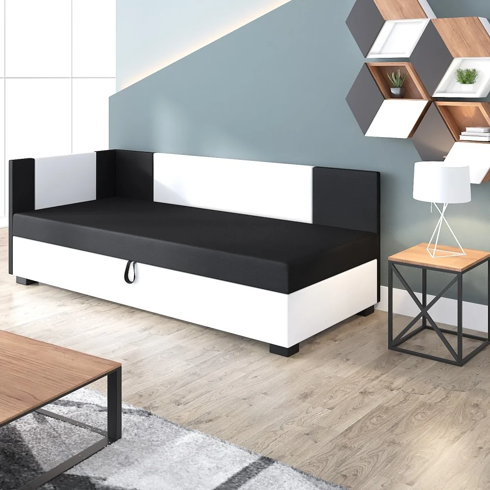 Łóżko z materacem Tapczan jednoosobowy młodzieżowy Axel+