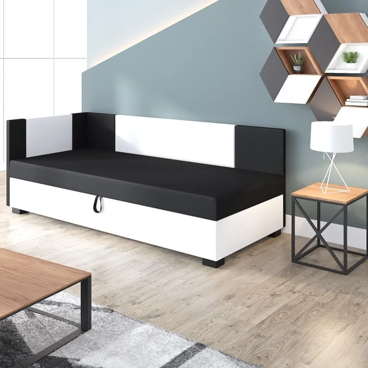 Łóżko z materacem Tapczan jednoosobowy młodzieżowy Axel+