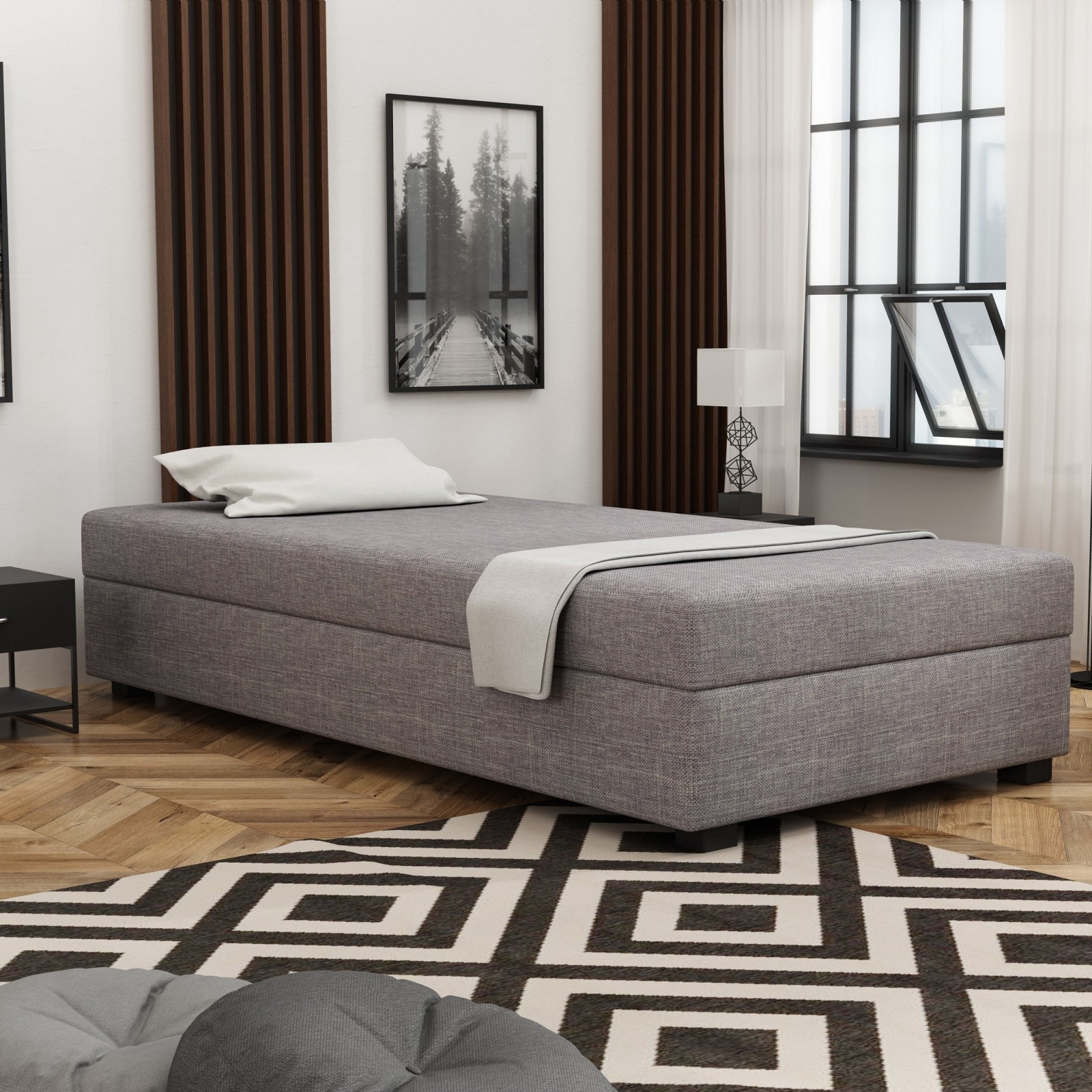 Łóżko jednoosobowe Tapczan Iwo 80/195