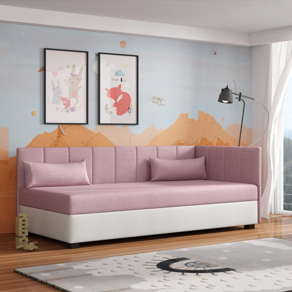 Łóżko Tapczan jednoosobowy młodzieżowy Adel+ z pojemnikiem +materac Łóżko Tapczan jednoosobowy młodzieżowy Adel+ z pojemnikiem +materac