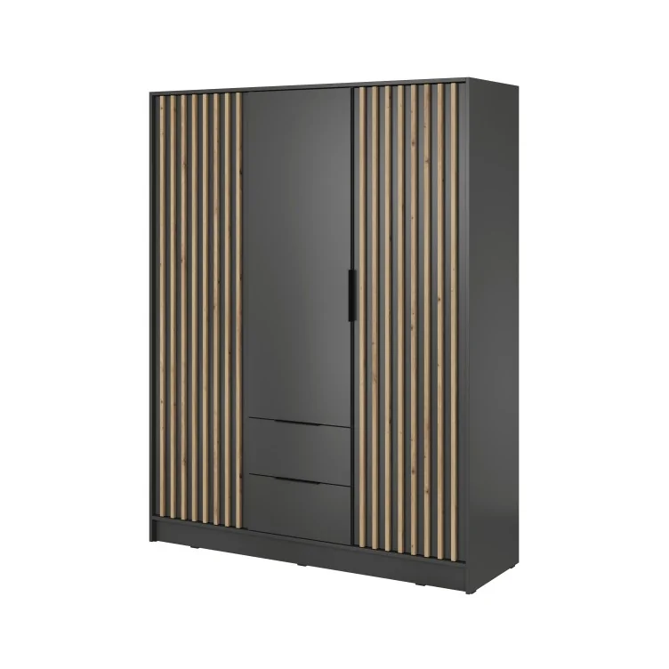 Szafa Nelly 3D 150cm grafit