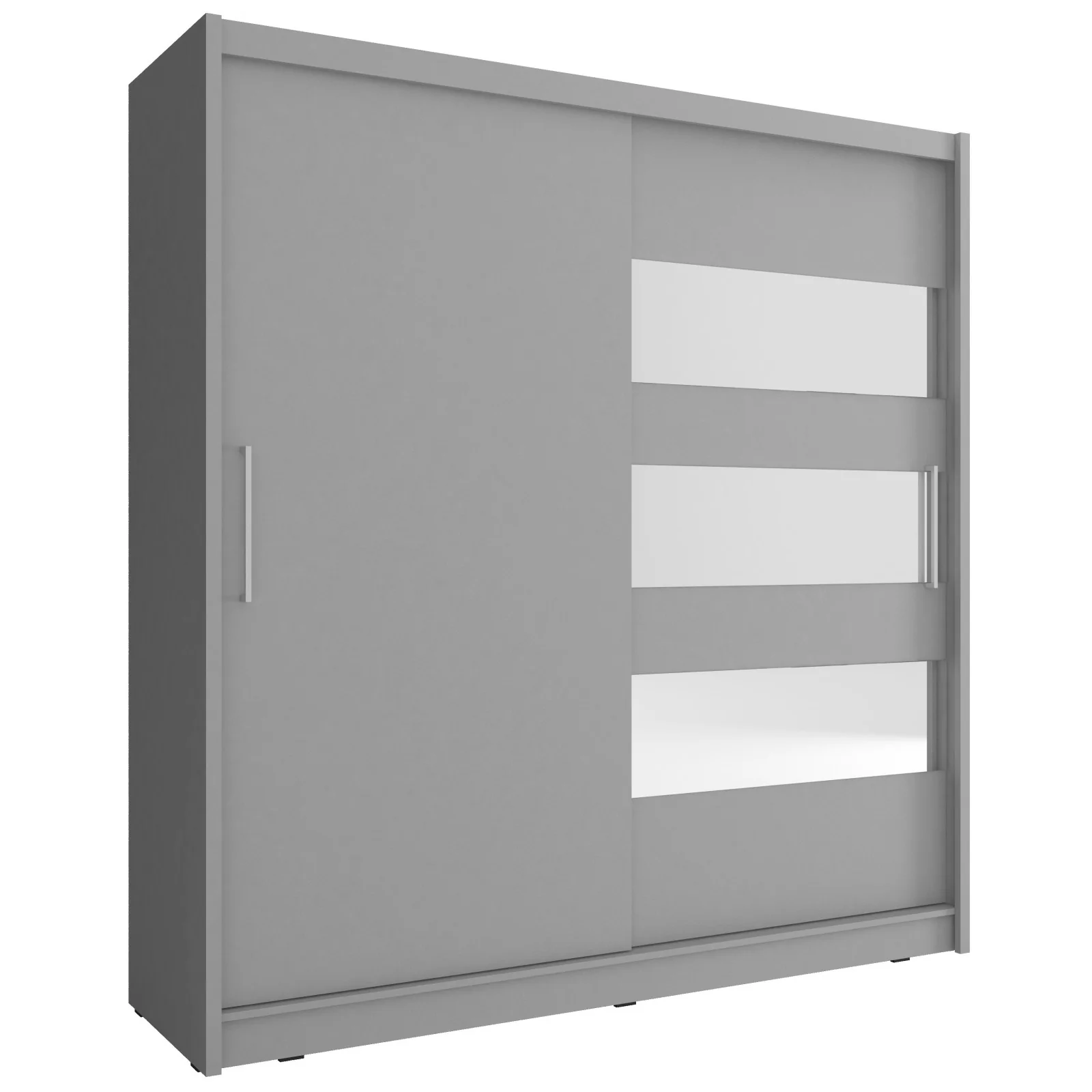 Szafa Maja 3 z lustrem grafit 200 cm