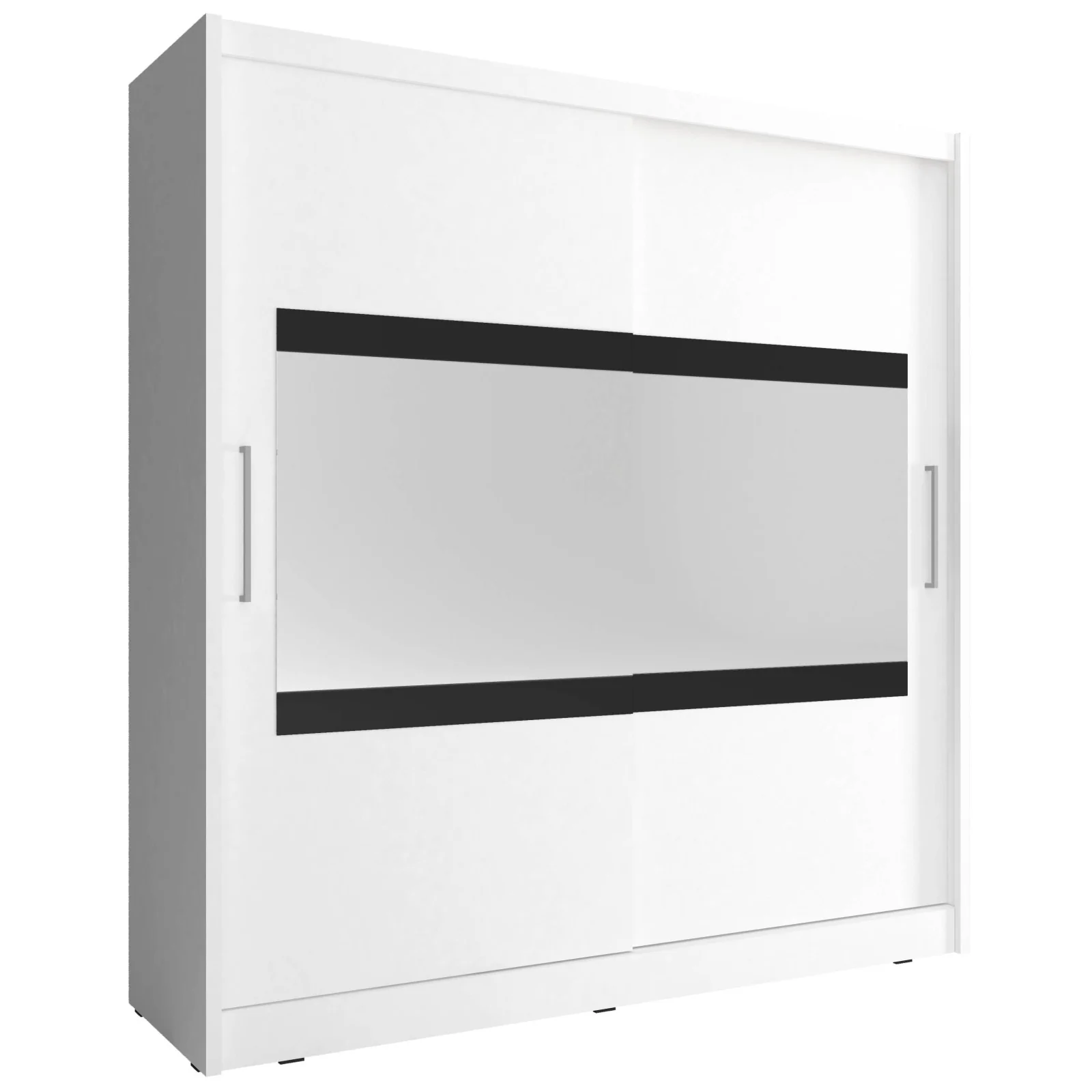 Szafa Maja 4 z lustrem biała 200 cm