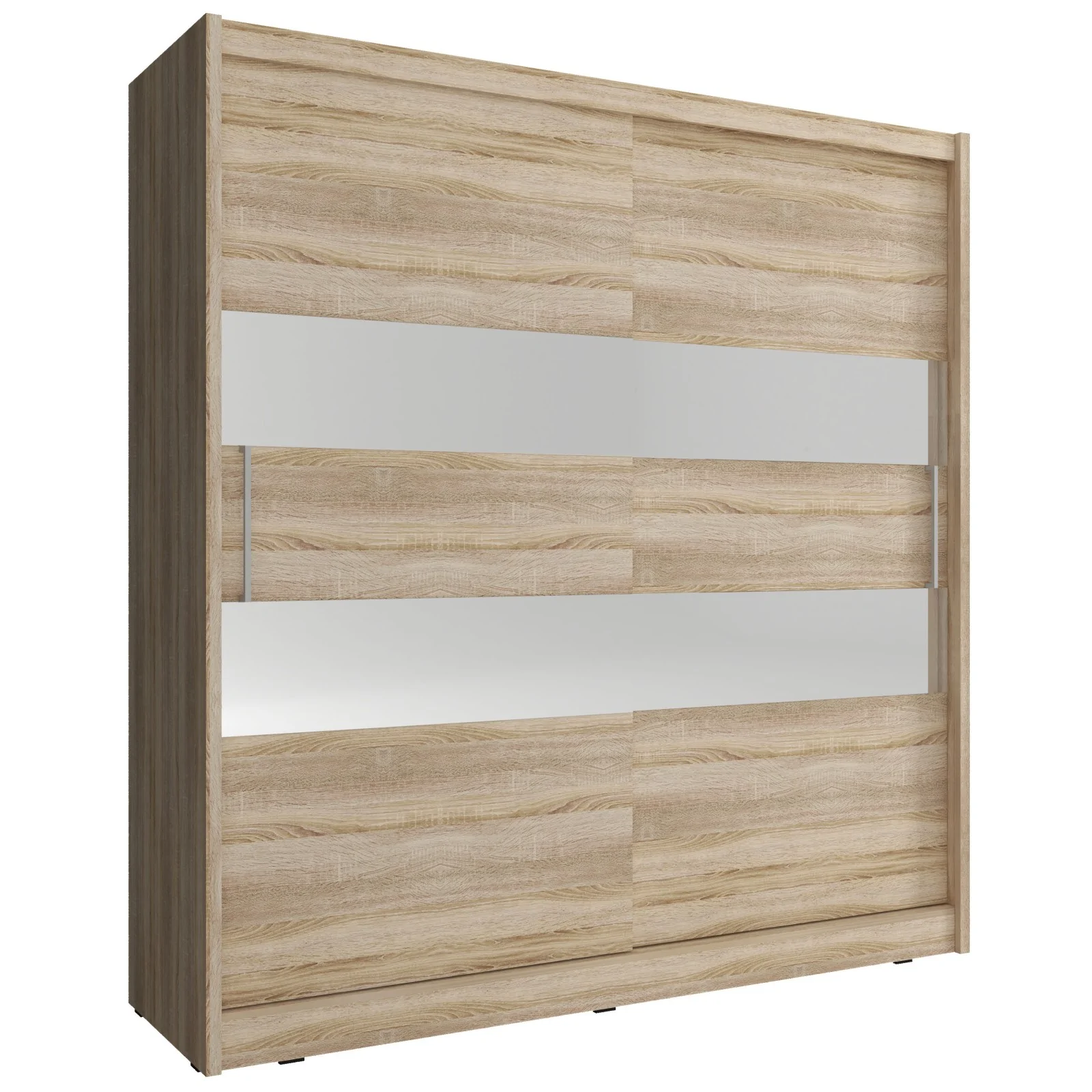 Szafa Maja 2 z lustrami 180 cm sonoma