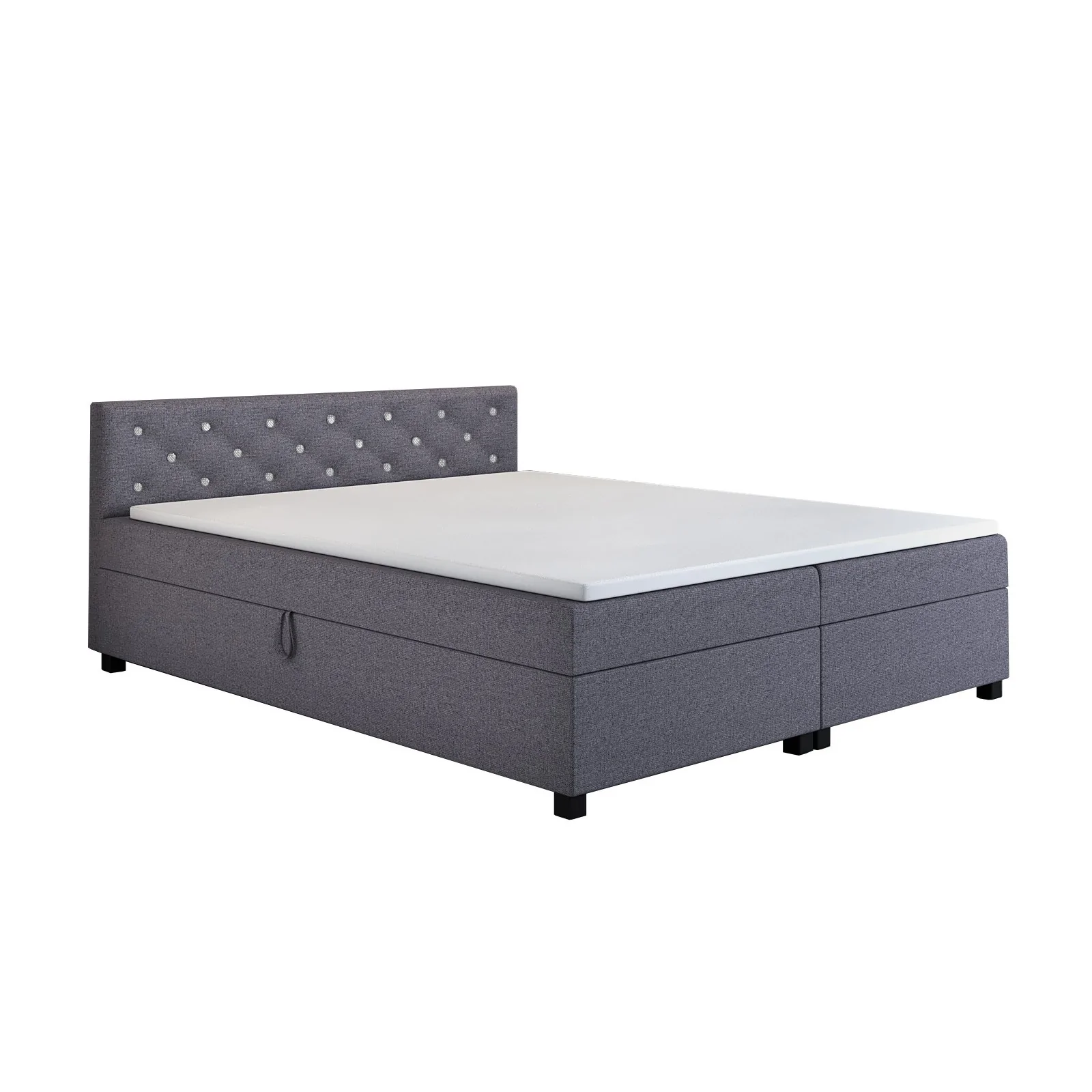 Tapczan dwuosobowy 140/200 Princess Szary