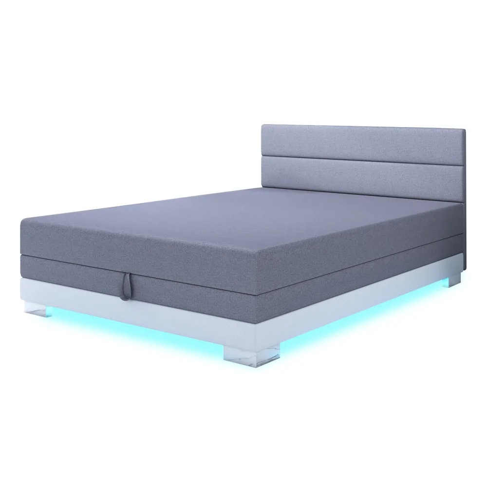 Tapczan dwuosobowy 130x200 Łóżko kontynentalne z materacem Torin Tapczan dwuosobowy 130x200 Łóżko kontynentalne z materacem Torin