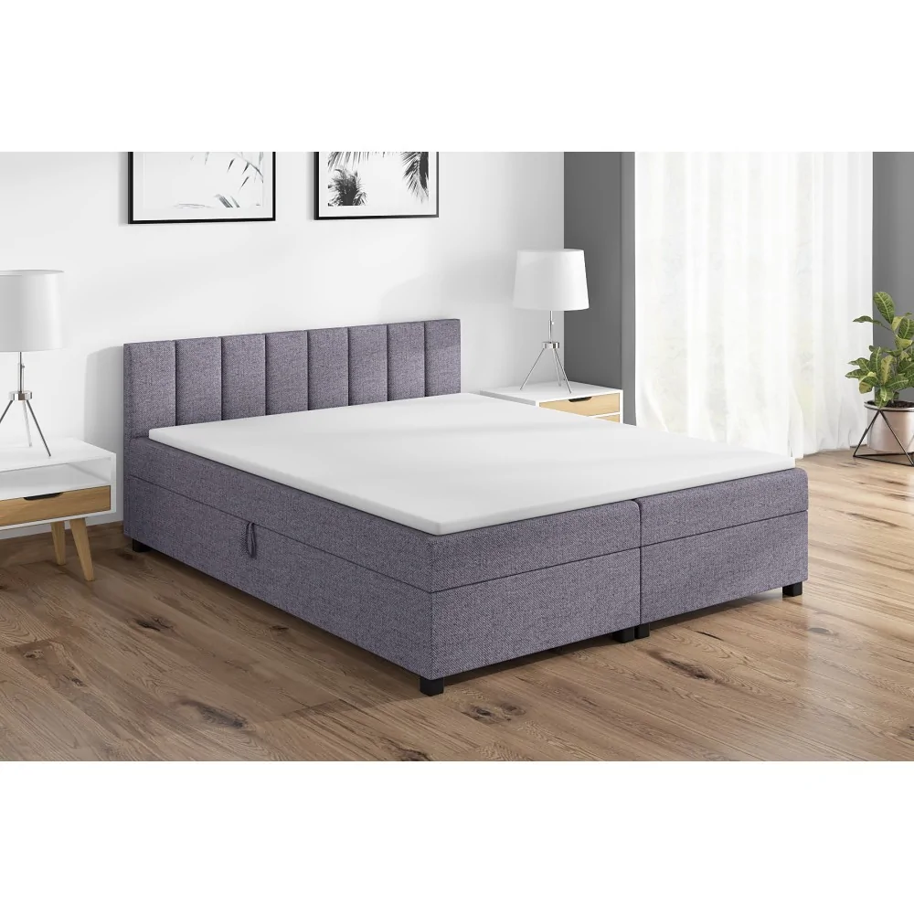 Tapczan dwuosobowy 140x200 Łóżko do sypialni Leo