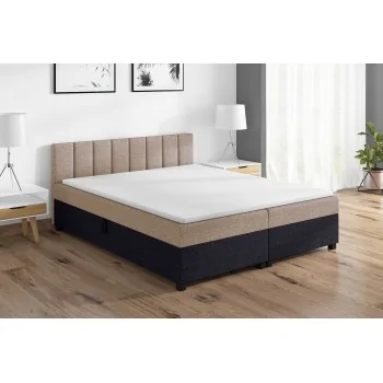 Tapczan dwuosobowy z pojemnikiem na pościel 160x200 Łóżko do sypialni Leo Tapczan dwuosobowy z pojemnikiem na pościel 160x200 Łóżko do sypialni Leo