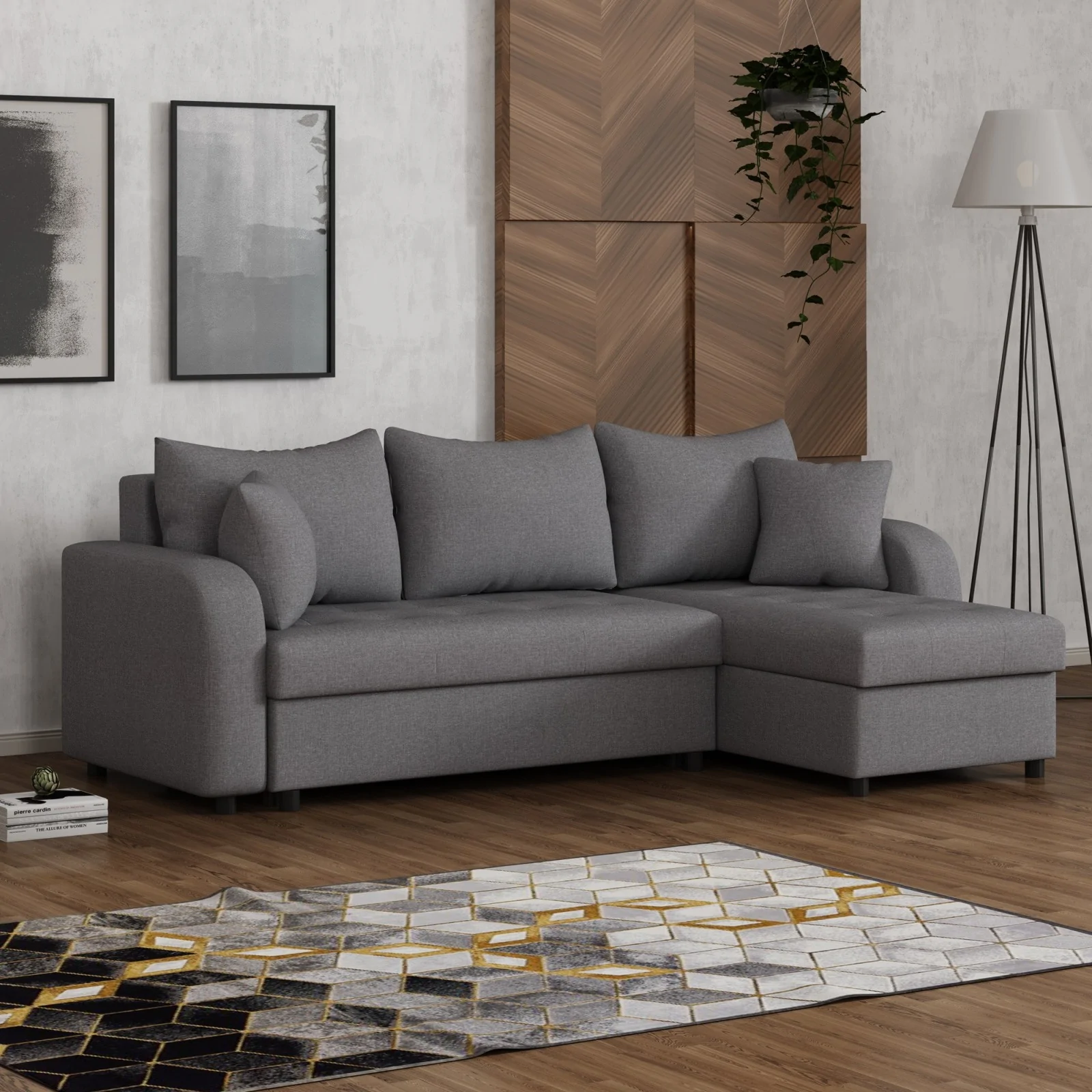 Narożnik Kelly+ Kanapa narożna z funkcją spania