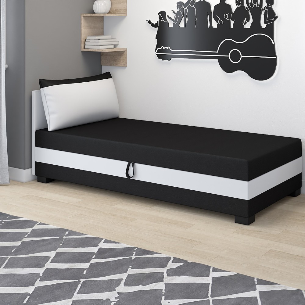 Tapczan 100x200 Ilia Łóżko młodzieżowe z poduszką Tapczan 100x200 Ilia Łóżko młodzieżowe z poduszką