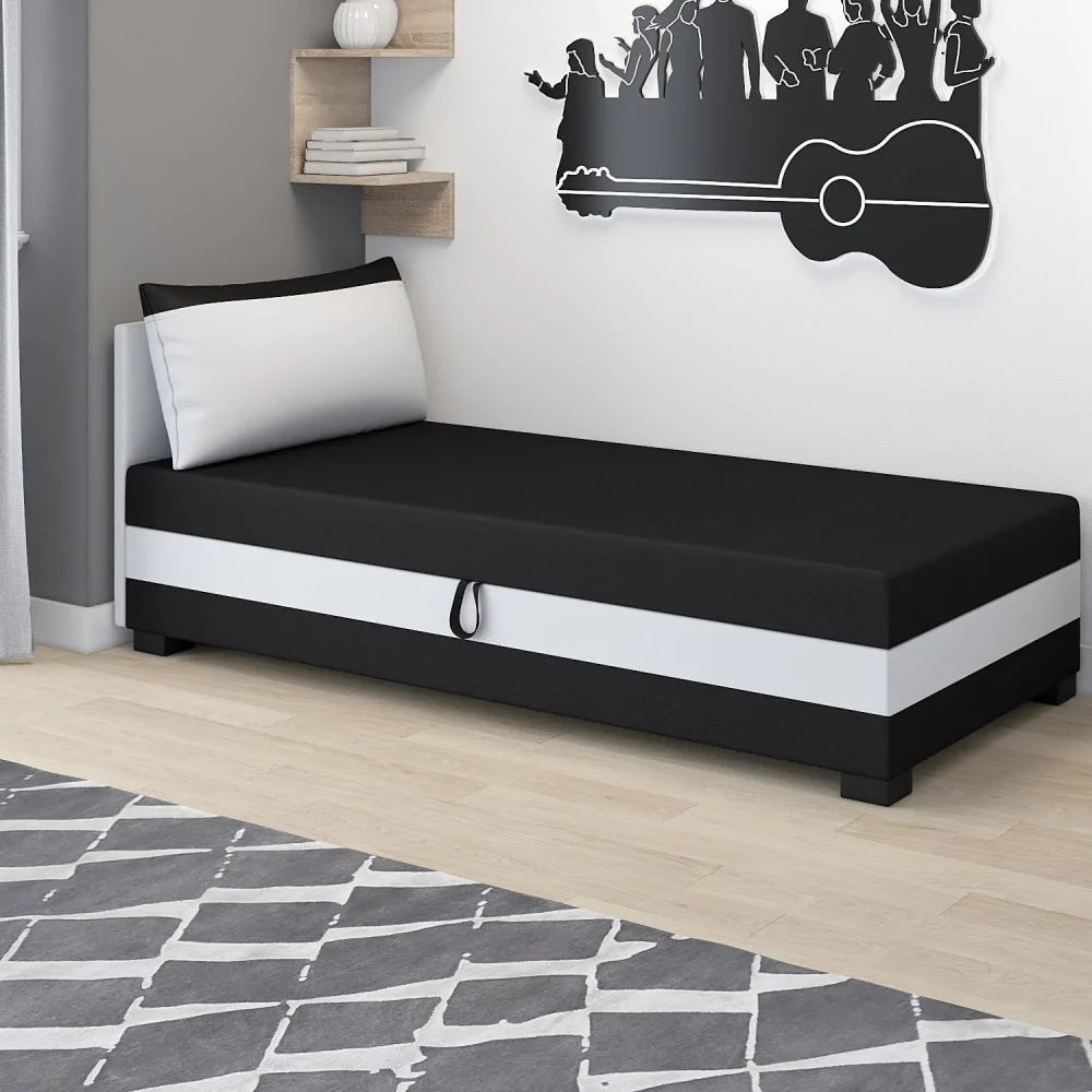 Tapczan 100x200 Ilia Łóżko młodzieżowe z poduszką