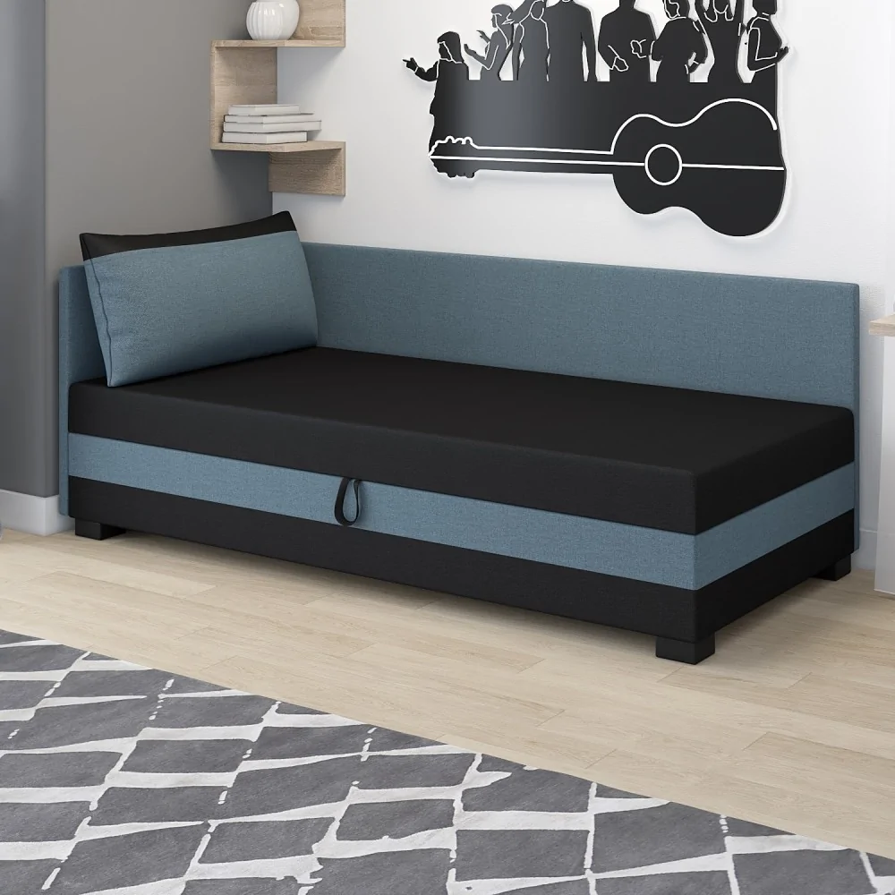 Łóżko jednoosobowe Ilia+ z poduszką Gratis Tapczan 110x195