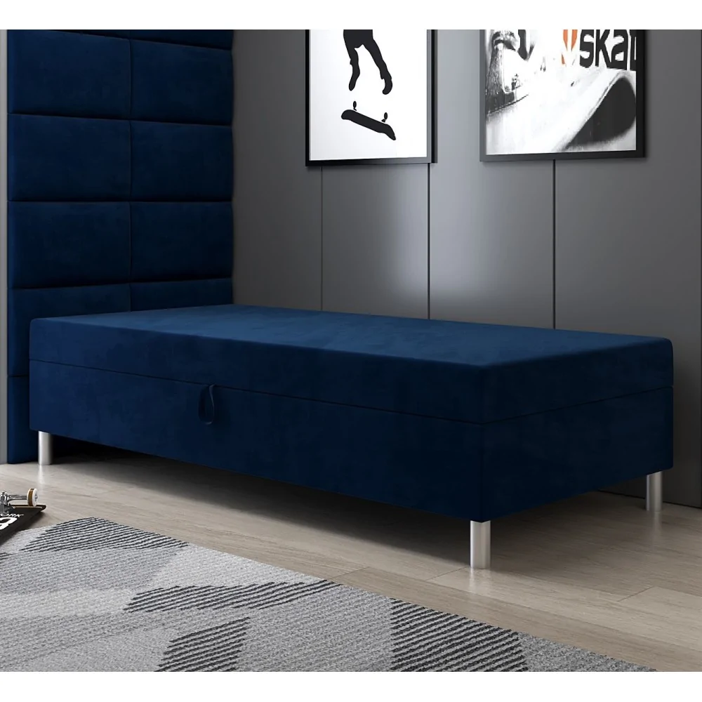 Tapczan z pojemnikiem Prince 100x195 Łóżko młodzieżowe hotelowe