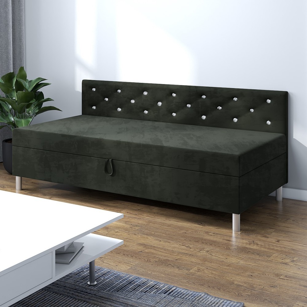 Tapczan z pojemnikiem Princess+ bok 120x195 Tapczan z pojemnikiem Princess+ bok 120x195