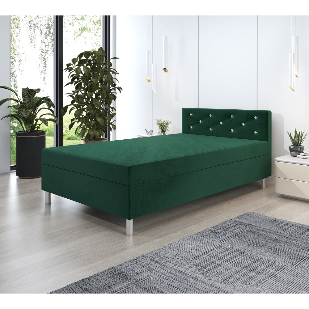 Łóżko jednoosobowe 110x200 Tapczan młodzieżowy z materacem Princess Łóżko jednoosobowe 110x200 Tapczan młodzieżowy z materacem Princess