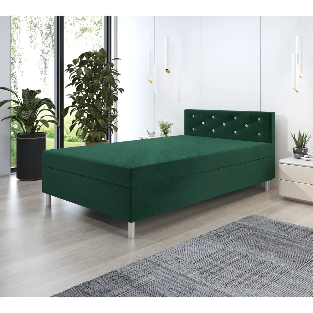 Łóżko jednoosobowe 110x200 Tapczan młodzieżowy z materacem Princess Łóżko jednoosobowe 110x200 Tapczan młodzieżowy z materacem Princess