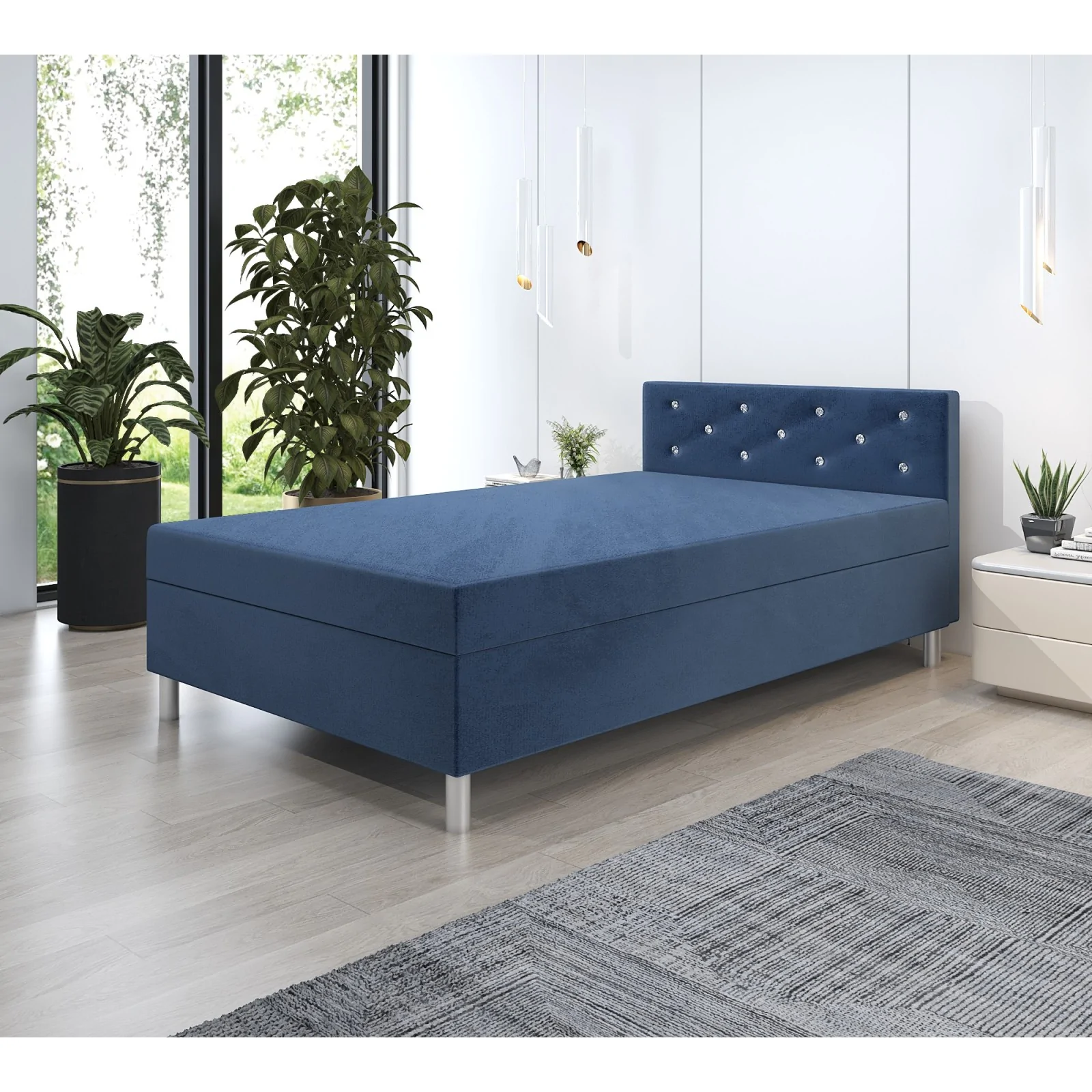 Łóżko 120x200 Tapczan z pojemnikiem Princess