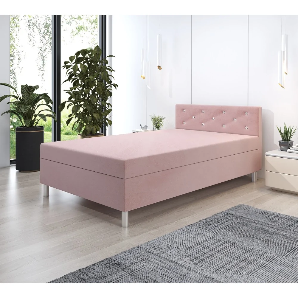 Łóżko 140x200 Tapczan dwuosobowy z pojemnikiem Princess Łóżko 140x200 Tapczan dwuosobowy z pojemnikiem Princess