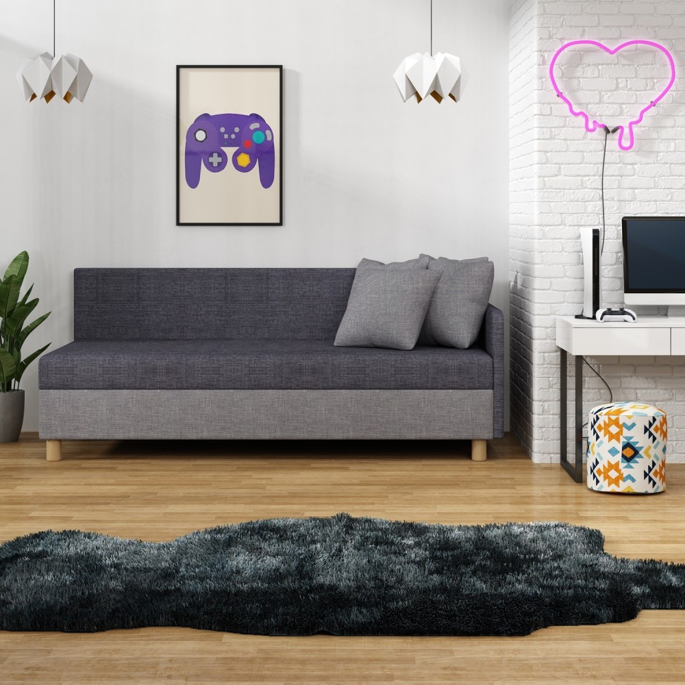 Mia Gold 80x195 Tapczan jednoosobowy z pojemnikiem Łóżko młodzieżowe dla studenta Mia Gold 80x195 Tapczan jednoosobowy z pojemnikiem Łóżko młodzieżowe dla studenta