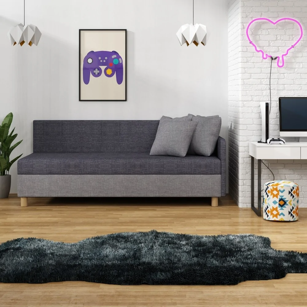 Mia Gold 80x195 Tapczan jednoosobowy z pojemnikiem Łóżko młodzieżowe dla studenta Mia Gold 80x195 Tapczan jednoosobowy z pojemnikiem Łóżko młodzieżowe dla studenta