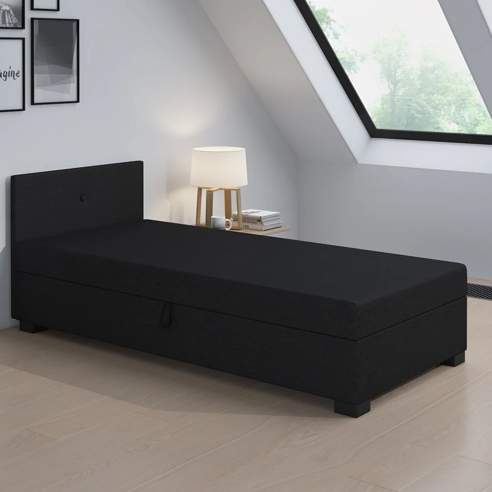 Łóżko jednoosobowe Lola Tapczan z pojemnikiem