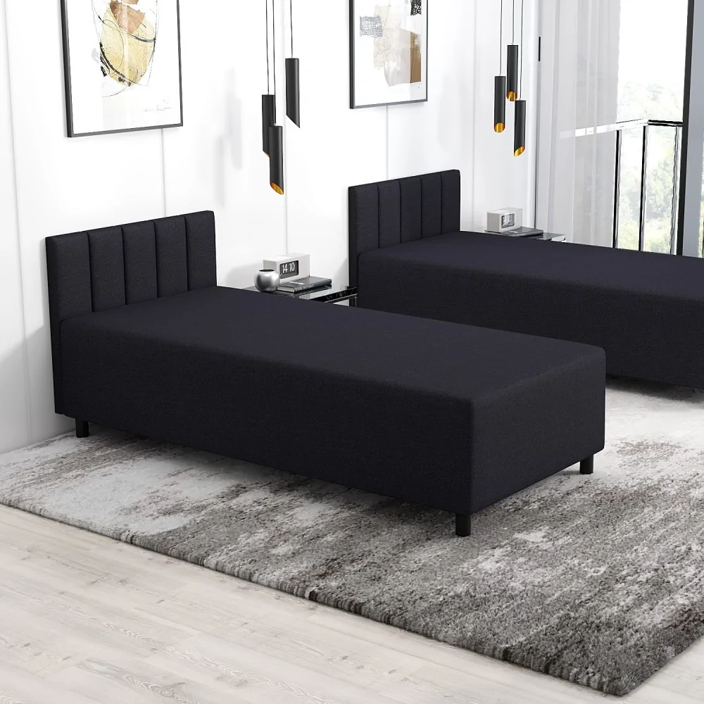 Łóżko jednoosobowe 90x200 Tapczan z materacem Leo Łóżko jednoosobowe 90x200 Tapczan z materacem Leo