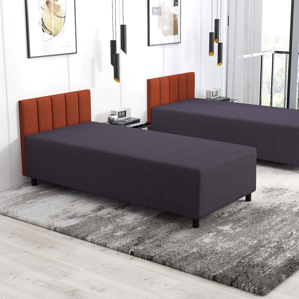 Łóżko jednoosobowe 120x200 Tapczan z materacem Leo Łóżko jednoosobowe 120x200 Tapczan z materacem Leo