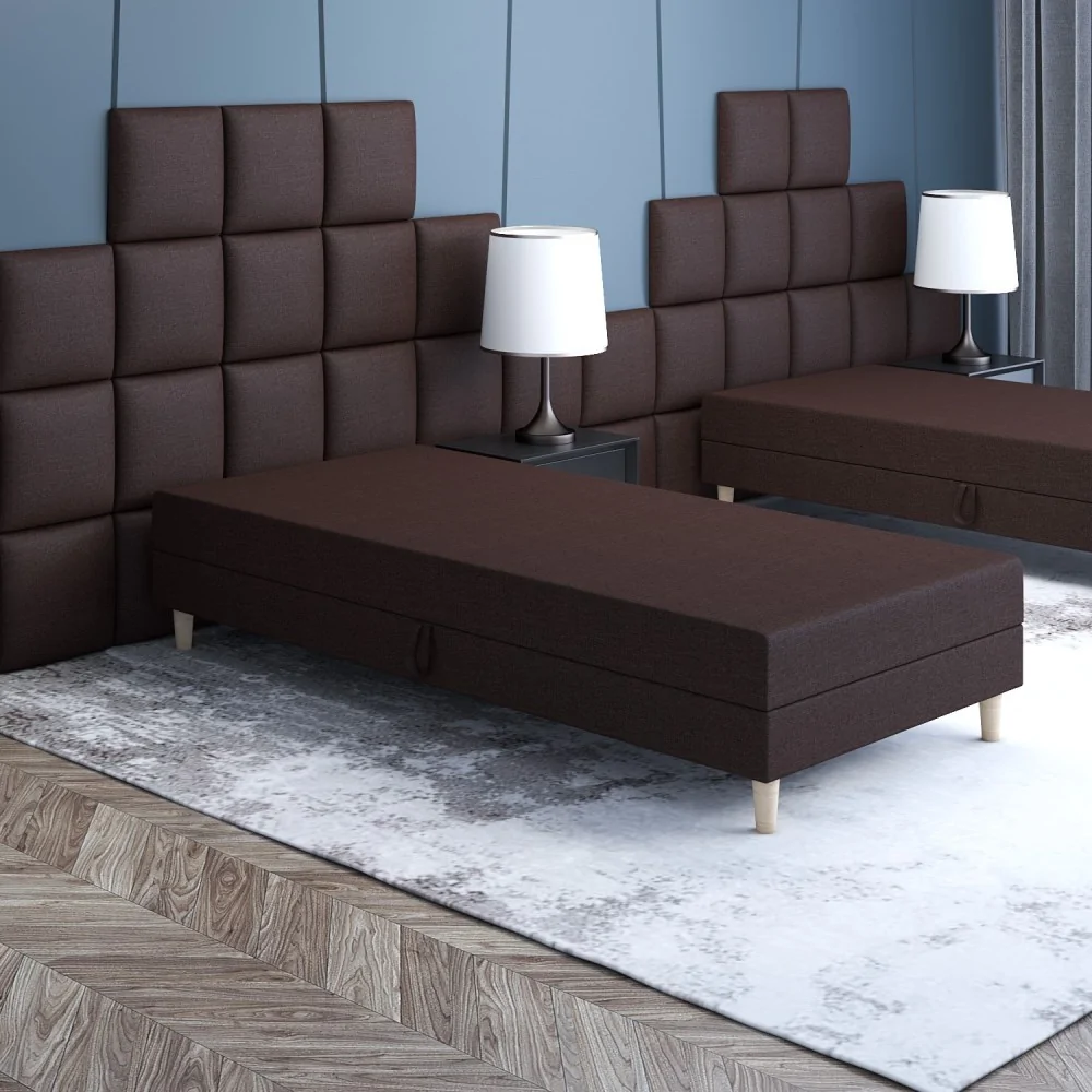 Łóżko jednoosobowe 100x195 Tapczan w stylu skandynawskim Eliot Łóżko jednoosobowe 100x195 Tapczan w stylu skandynawskim Eliot