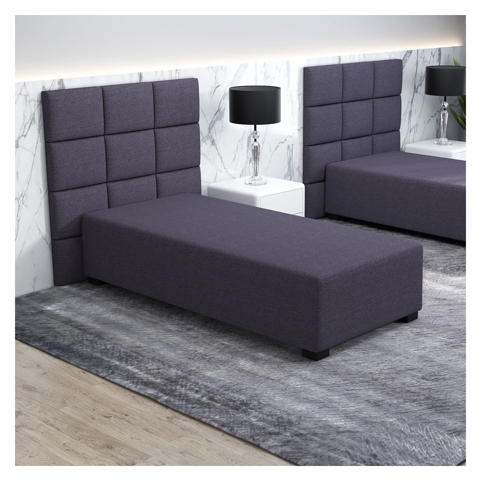 Łóżko jednoosobowe 80x195 Tapczan z materacem