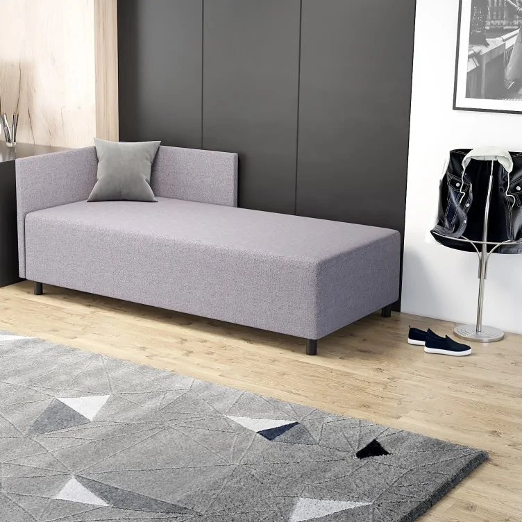 Łóżko jednoosobowe z materacem Tapczan Ben 80x195 cm Łóżko jednoosobowe z materacem Tapczan Ben 80x195 cm