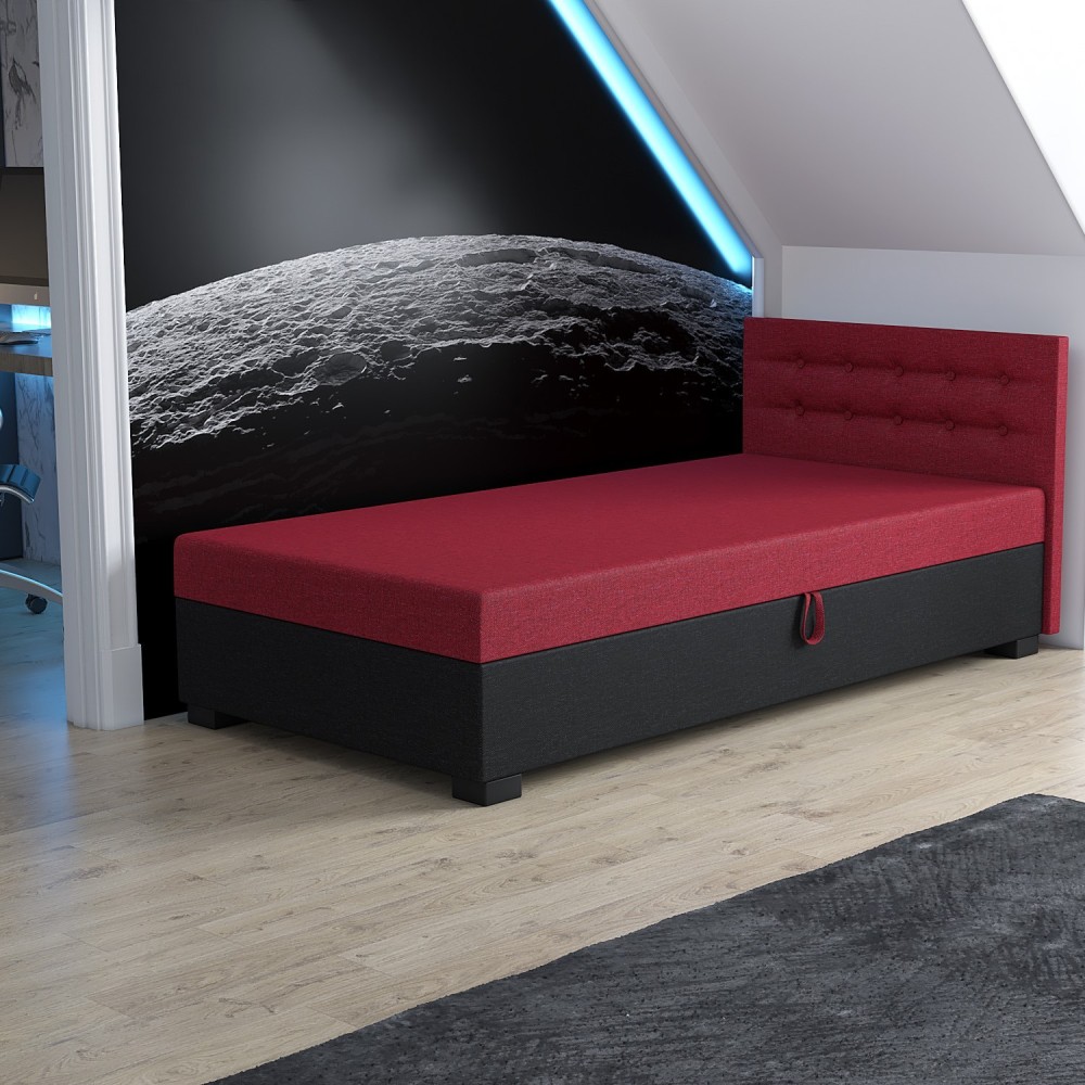 Tapczan jednoosobowy z pojemnikiem Olaf Tapczan jednoosobowy z pojemnikiem Olaf