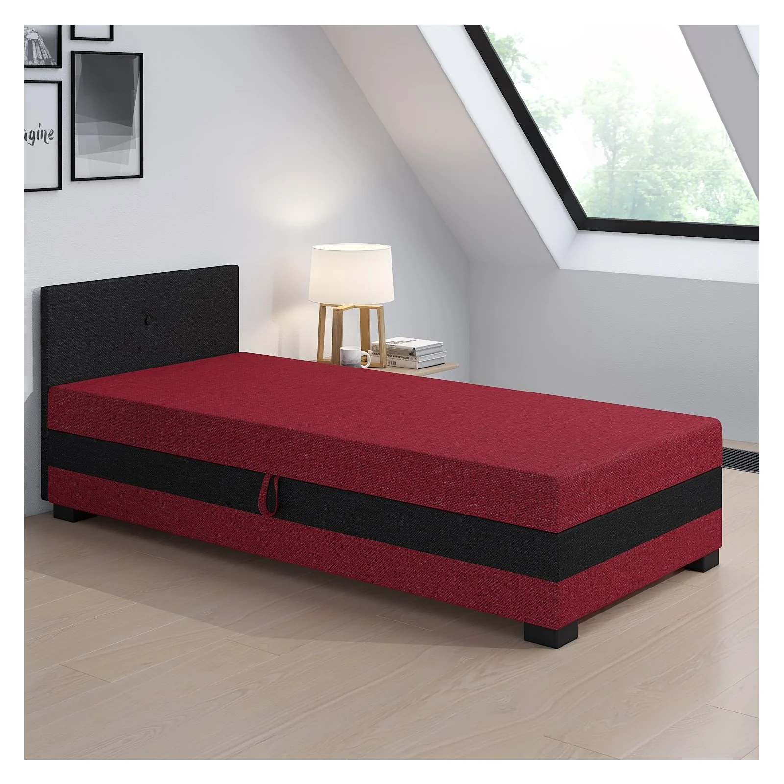 Łóżko Ilia Tapczan jednoosobowy z pojemnikiem