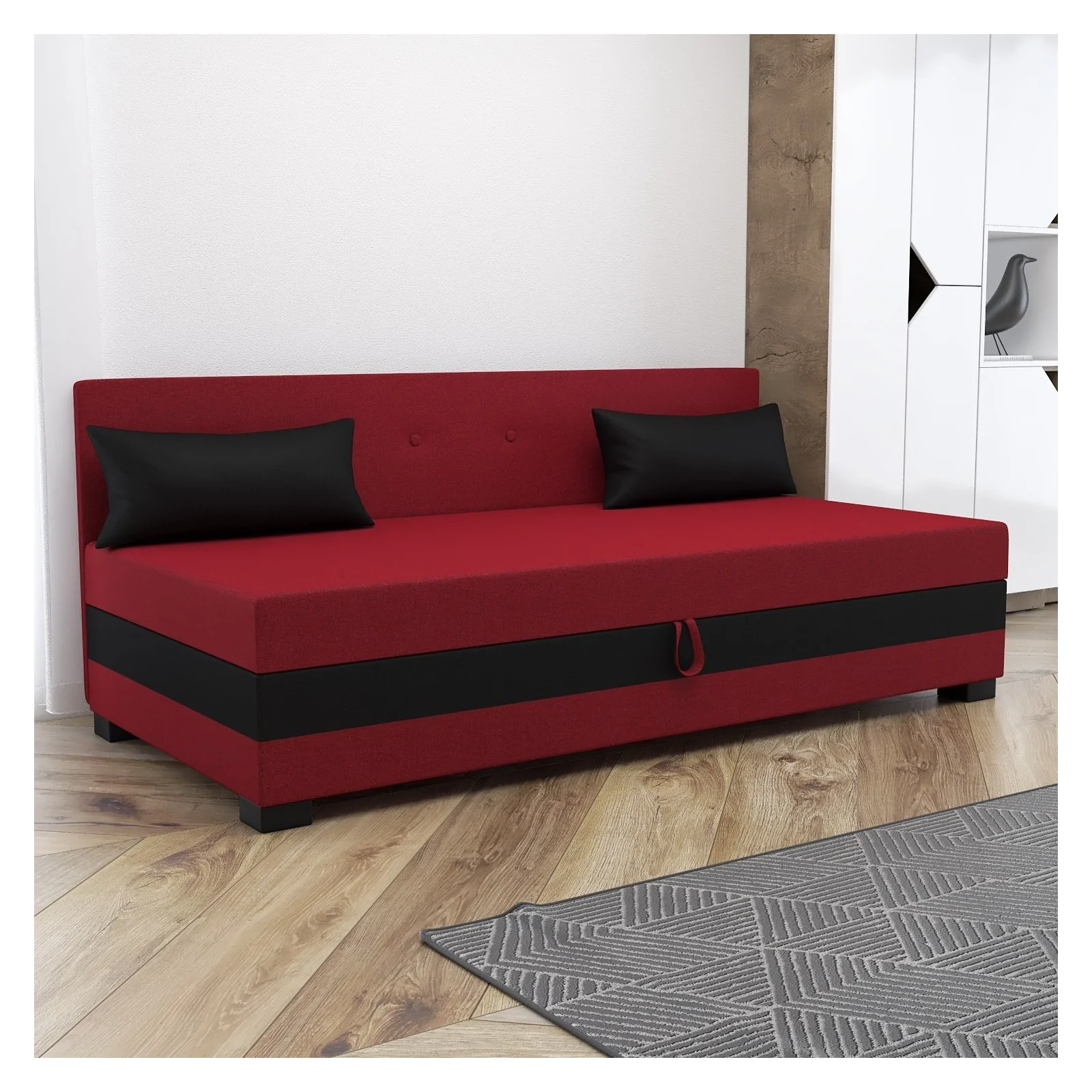 Łóżko jednoosobowe Zoja Tapczan z pojemnikiem