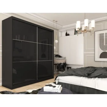 Szafa przesuwna ze szkłem Lacobel VIVIO 200 cm Szafa przesuwna ze szkłem Lacobel VIVIO 200 cm