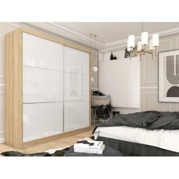 Szafa przesuwna ze szkłem Lacobel VIVIO 200 cm Szafa przesuwna ze szkłem Lacobel VIVIO 200 cm