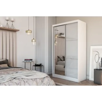 Szafa przesuwna VIVIO lacobel połysk 120 cm Szafa przesuwna VIVIO lacobel połysk 120 cm