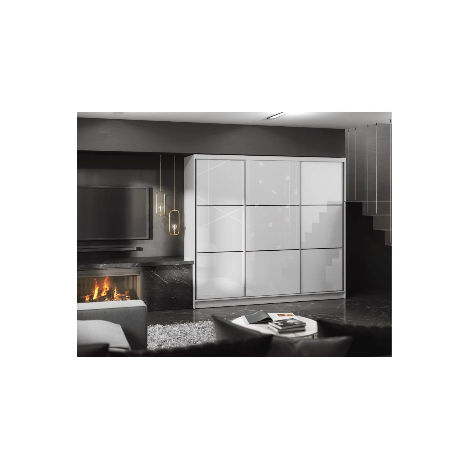 Szafa z Lacobelem VIVIO 240 cm