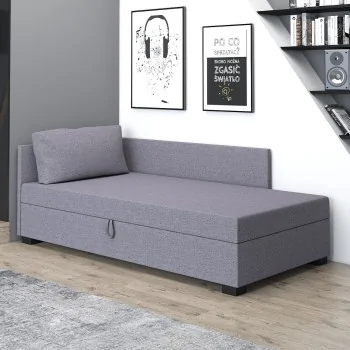 Łóżko Pola+ z pojemnikiem, tapczan jednoosobowy hotelowy młodzieżowy Łóżko Pola+ z pojemnikiem, tapczan jednoosobowy hotelowy młodzieżowy