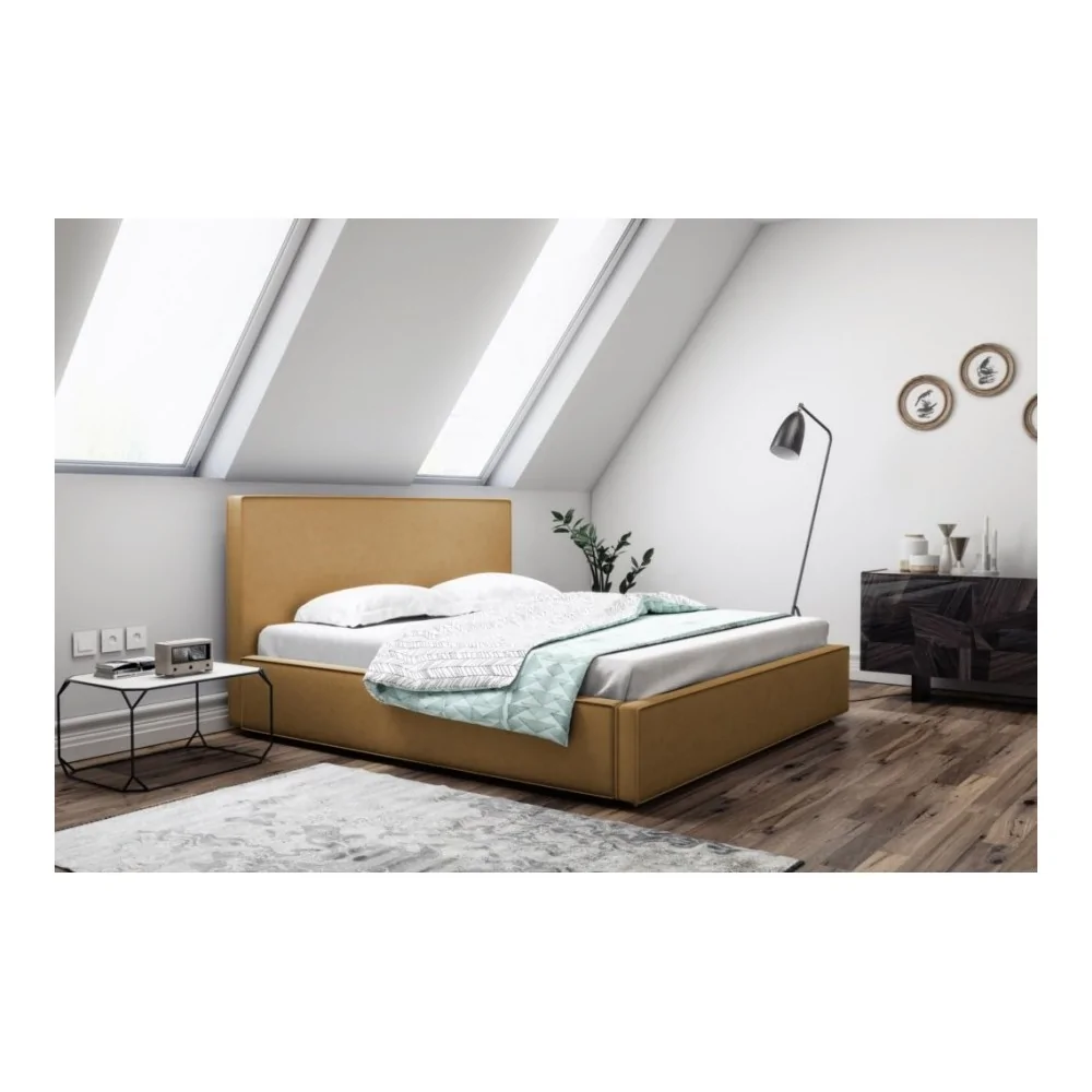 Łoże małżeńskie WENUS Łóżko sypialniane tapicerowane