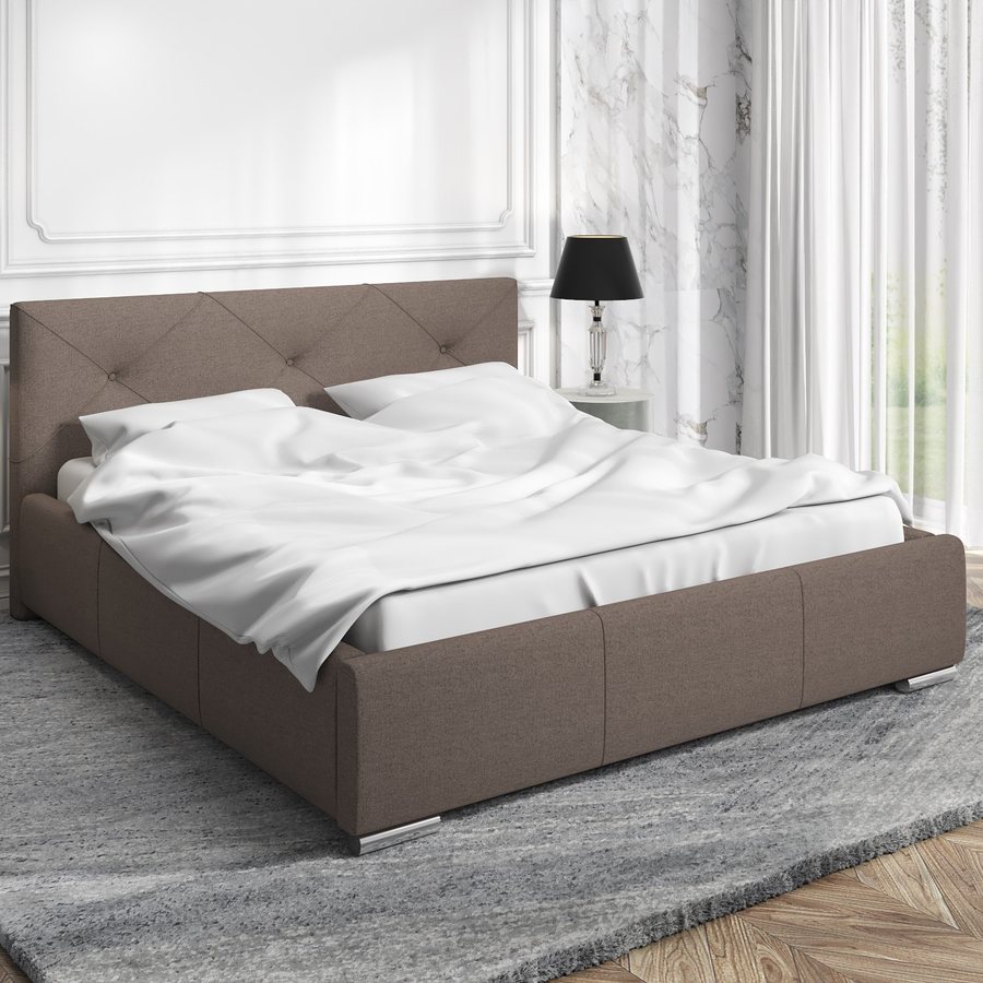 Łóżko Karen w kolorze beżowy (Lux 24)