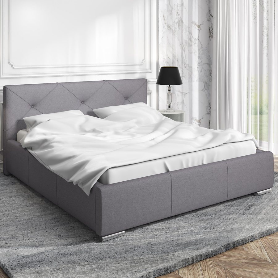 Łóżko Karen w kolorze szary (Lux 5)