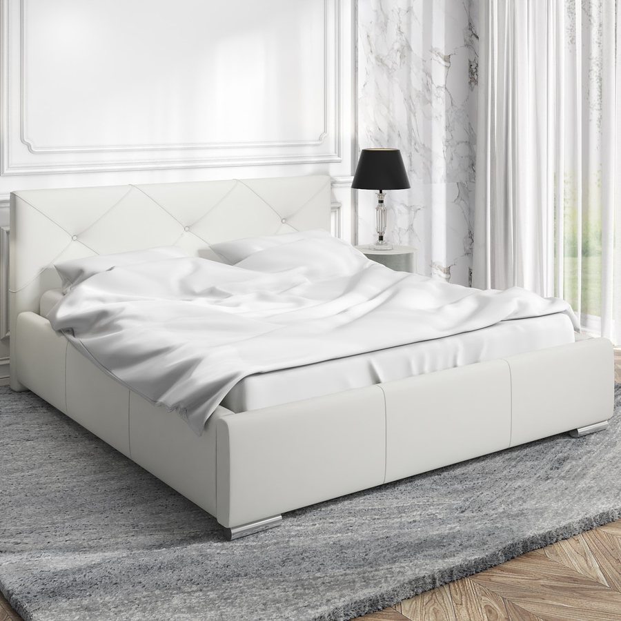 Łóżko Karen w kolorze kremowy (Lux 25)